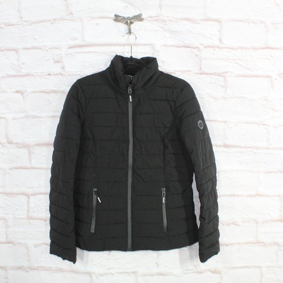 Nautica Jackets & Blazers - Nautica Black Polyester Lined Water Resistant Packable Jacket Size M